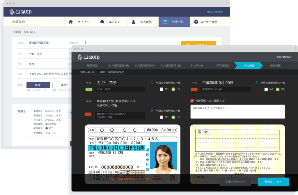 AI verification dashboard