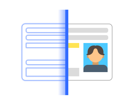 Extract name, address, age, and photo from documents